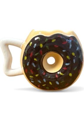 Donut Mug 3D Ceramic Coffee Mug Chocolate Sprinkle Cute Gift